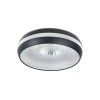 Cristal Record-Dalai Φωτιστικό Οροφής Εντοιχιζόμενο 6W IP44 4000K 550Lm IP44, Μαύρο