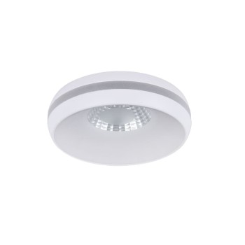 Cristal Record-Dalai Φωτιστικό Οροφής Εντοιχιζόμενο LED 6W IP44 4000K 550Lm, Λευκό