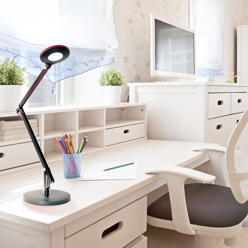 Cristal Record-Angle Επιτραπέζιο Φωτιστικό LED 6W, Μαύρο