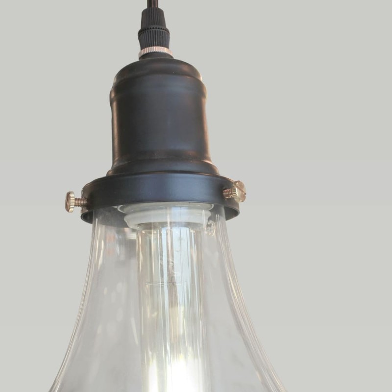 Cristal Record-Bulb Κρεμαστό φωτιστικό (1xE27), Vintage