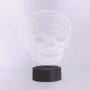 Skull 3D Halloween Table Lamp