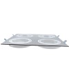 Helium QR111 Quad Recessed Light Aluminium