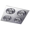 Helium QR111 Quad Recessed Light Aluminium