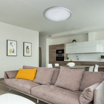 Cristal Record-Gloss Φωτιστικό Οροφής LED με δυνατότητα ρύθμισης φωτεινότητας 40W 2800Lm CCT