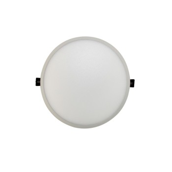 Cristal Record-Kaju Slim Φωτιστικό Οροφής LED 8W στρογγυλό, Λευκό
