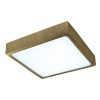 Cristal Record-Kaju Φωτιστικό Οροφής LED 30W Τετράγωνο,Brass