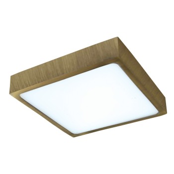 Cristal Record-Kaju Φωτιστικό Οροφής LED 30W Τετράγωνο,Brass