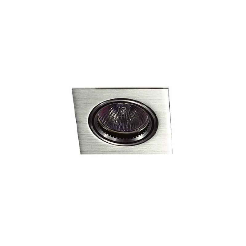 Helium Recessed Light SQ Aluminium
