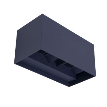 Cristal Record-Open Plus Εξωτερικό Φωτιστικό Επιτοίχιο LED IP54 4x5W 4000K, Ανθρακί