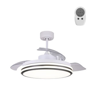 Cristal Record-Ανεμιστήρας οροφής Louis DC LED ΚΩΔ.-85-109-50-100
