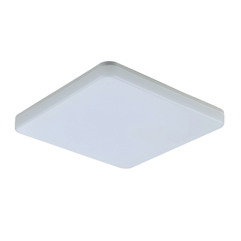 Cristal Record-Aspen Φωτιστικό Οροφής Εντοιχιζόμενο LED 18W IP54 4000K 1800Lm, Τετράγωνο