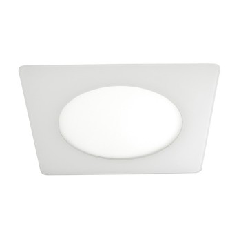 Cristal Record-Novo Lux Φωτιστικό Οροφής LED Χωνευτό 12W Τετράγωνο, Λευκό