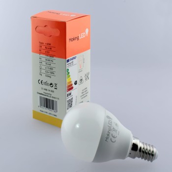 Light bulb G45 E14 8W 3000K