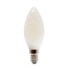 Milky LED Light Bulb C37 E14 6W 3000K