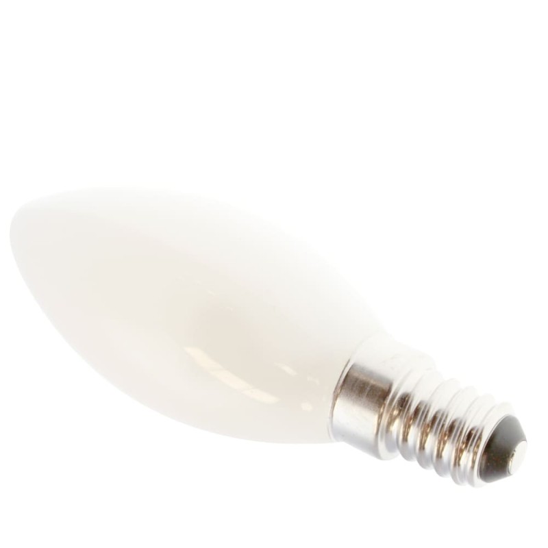 Milky LED Light Bulb C37 E14 6W 6000K