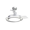 Cristal Record-Antila Mini-Silver Ανεμιστήρας οροφής LED ΚΩΔ.-85-402-40-281