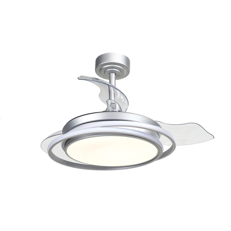 Cristal Record-Antila Mini-Silver Ανεμιστήρας οροφής LED ΚΩΔ.-85-402-40-281