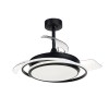 Cristal Record-Antila Mini-Black Ανεμιστήρας οροφής LED ΚΩΔ.-85-402-40-180