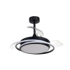 Cristal Record-Antila Mini-Black Ανεμιστήρας οροφής LED ΚΩΔ.-85-402-40-180