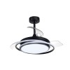 Cristal Record-Antila Mini-Black Ανεμιστήρας οροφής LED ΚΩΔ.-85-402-40-180
