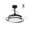 Cristal Record-Antila Mini-Black Ανεμιστήρας οροφής LED ΚΩΔ.-85-402-40-180
