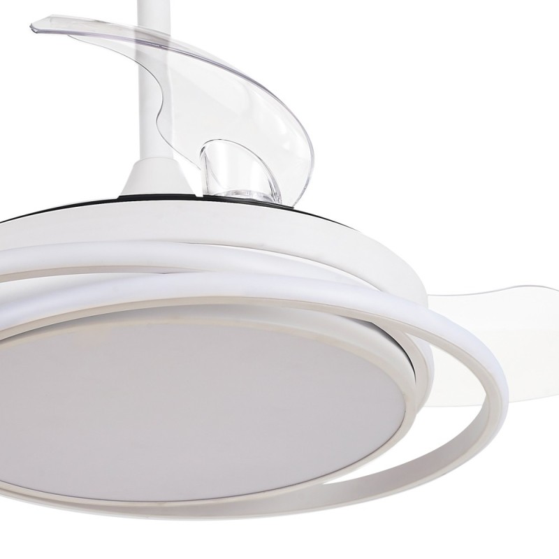 Cristal Record-Antila Mini-White Ανεμιστήρας οροφής LED ΚΩΔ.-85-402-40-100