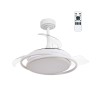 Cristal Record-Antila Mini-White Ανεμιστήρας οροφής LED ΚΩΔ.-85-402-40-100