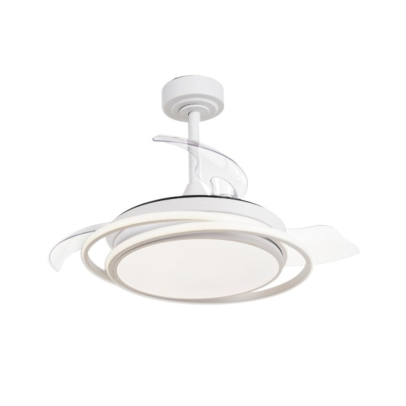 Cristal Record-Antila Mini-White Ανεμιστήρας οροφής LED ΚΩΔ.-85-402-40-100