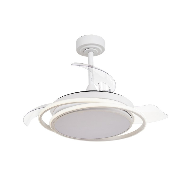 Cristal Record-Antila Mini-White Ανεμιστήρας οροφής LED ΚΩΔ.-85-402-40-100