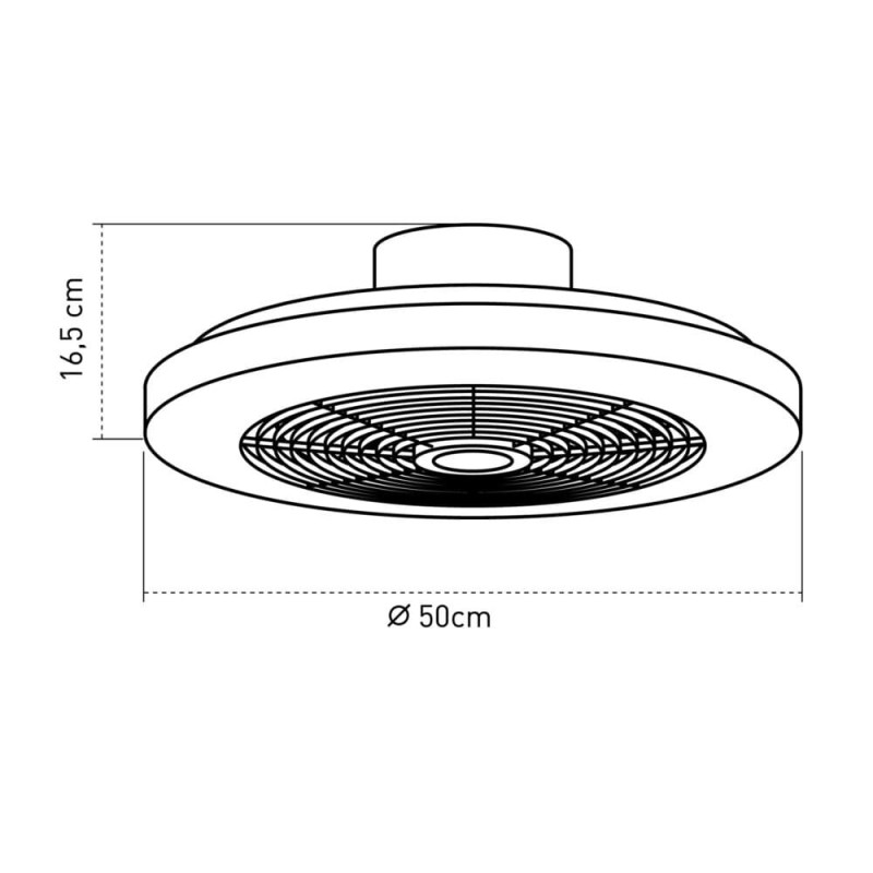 Cristal Record-Moli Ανεμιστήρας οροφής LED - RGB ΚΩΔ.-85-556-32-000