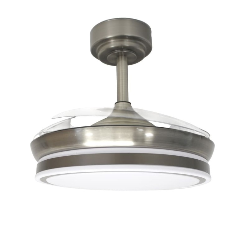 Cristal Record-Mini Moss-Nickel Ανεμιστήρας οροφής LED 35W ΚΩΔ.-85-065-24-002