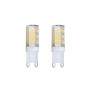 Pack of 2 LED Bulbs G9 3.5W 370Lm 4000K