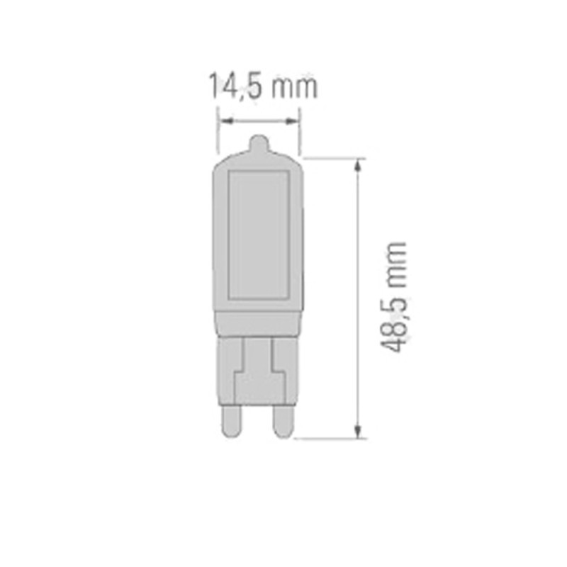 LED Bulb G9x3 2.5W 2700K 230Lm