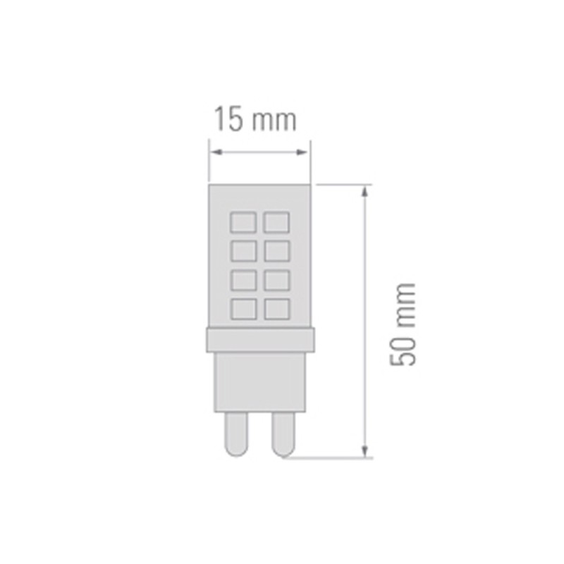LED Bulb G9 3.5W 350Lm 3000K