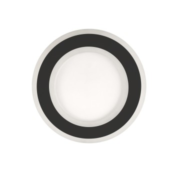 Cristal Record-Halo Φωτιστικό Οροφής LED 24W 2300Lm CCT μαύρο