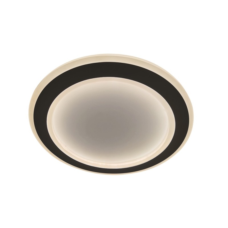 Cristal Record-Halo Φωτιστικό Οροφής LED 36W 3300Lm CCT μαύρο