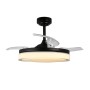 Cristal Record-Ανεμιστήρας οροφής Aneto LED 72W 7920Lm Μαύρο ΚΩΔ.-85-066-72-180
