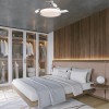 Cristal Record-Ανεμιστήρας οροφής Aneto LED 72W Nickel ΚΩΔ.-85-066-72-002