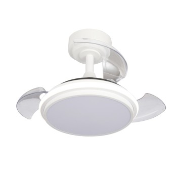 Cristal Record-Ανεμιστήρας οροφής Antila Mini XS LED 35W Λευκό ΚΩΔ.-85-403-40-100