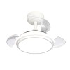 Cristal Record-Ανεμιστήρας οροφής Antila Mini XS LED 35W Λευκό ΚΩΔ.-85-403-40-100