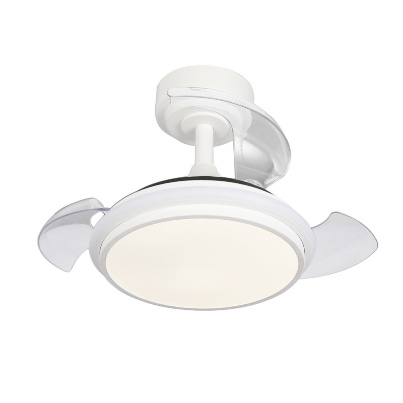 Cristal Record-Ανεμιστήρας οροφής Antila Mini XS LED 35W Λευκό ΚΩΔ.-85-403-40-100