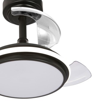 Cristal Record-Ανεμιστήρας οροφής Antila Mini XS LED 35W Μαύρο ΚΩΔ.-85-403-40-180