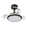 Cristal Record-Ανεμιστήρας οροφής Antila Mini XS LED 35W Μαύρο ΚΩΔ.-85-403-40-180