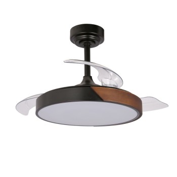 Cristal Record-Ανεμιστήρας οροφής Taoro LED 72W Μαύρο ΚΩΔ.-85-500-42-180