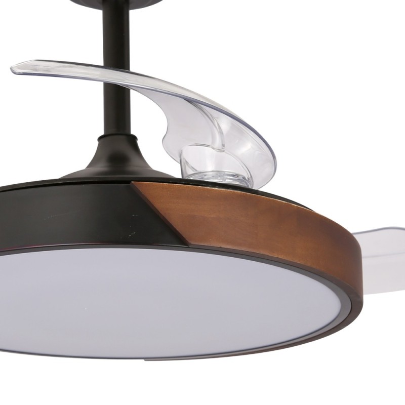 Cristal Record-Ανεμιστήρας οροφής Taoro LED 72W Μαύρο ΚΩΔ.-85-500-42-180