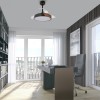 Cristal Record-Ανεμιστήρας οροφής Taoro LED 72W Μαύρο ΚΩΔ.-85-500-42-180