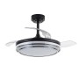 Cristal Record-Ανεμιστήρας οροφής Lander LED 72W Μαύρο ΚΩΔ.-85-011-42-180