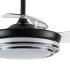 Cristal Record-Ανεμιστήρας οροφής Lander Mini LED 46W Μαύρο ΚΩΔ.-85-011-36-180