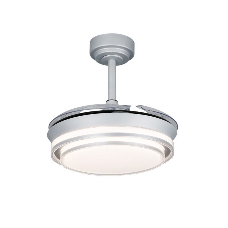 Cristal Record-Ανεμιστήρας οροφής Lander Mini Silver LED 46W ΚΩΔ.- 85-011-36-281