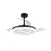 Cristal Record-Ανεμιστήρας οροφής Naira LED 50W Μαύρο ΚΩΔ.-85-301-10-180